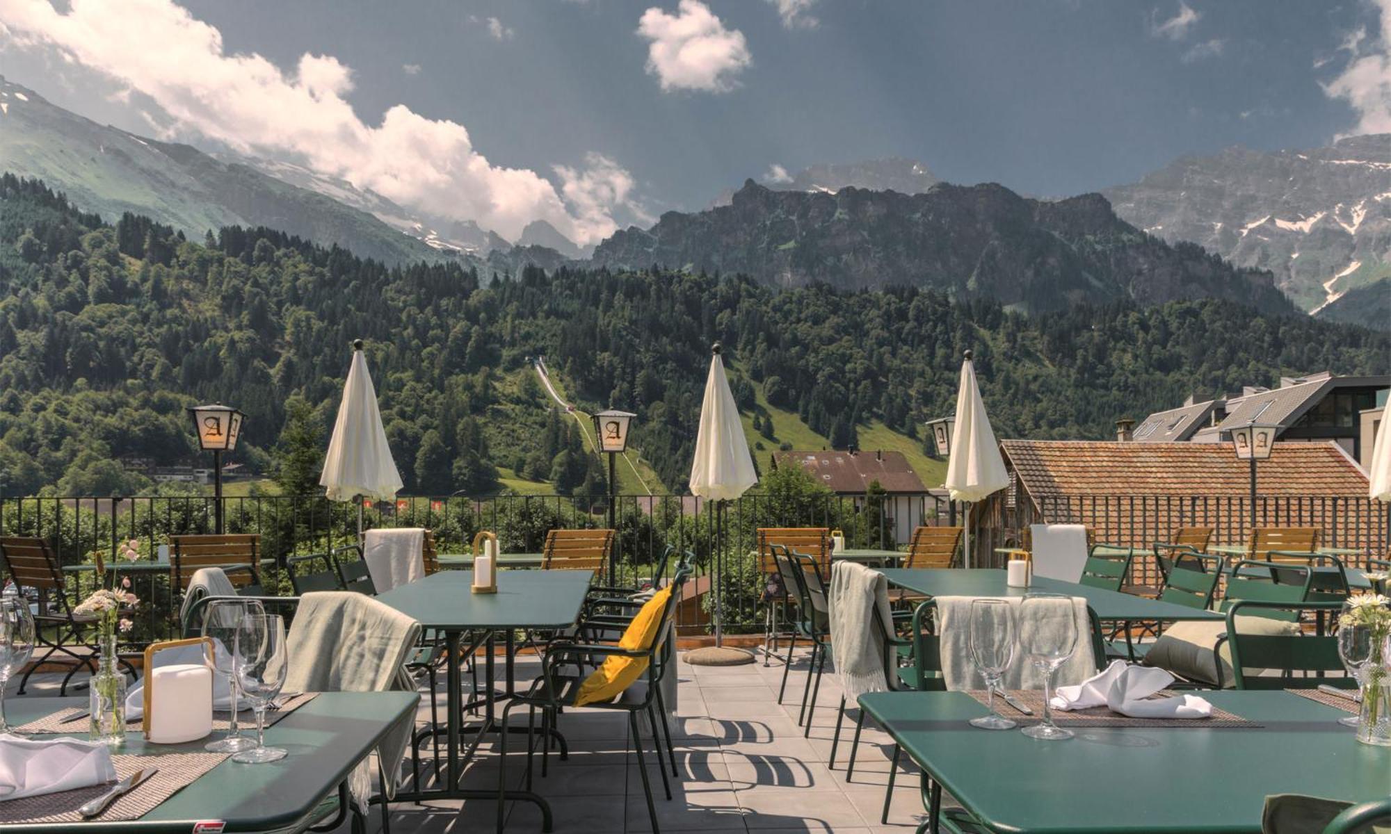 Alpenclub Hotel Engelberg Bagian luar foto